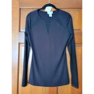 NEW Womens Small Carmen Marc Valvo Black Top